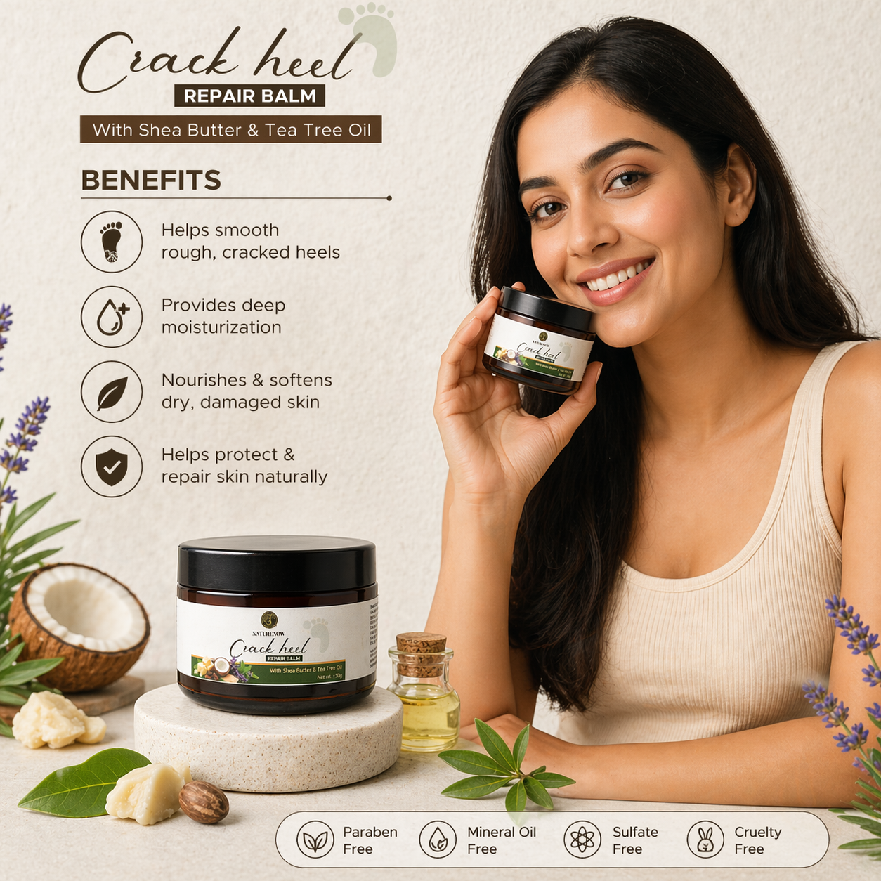 Crack Heel Repair Balm