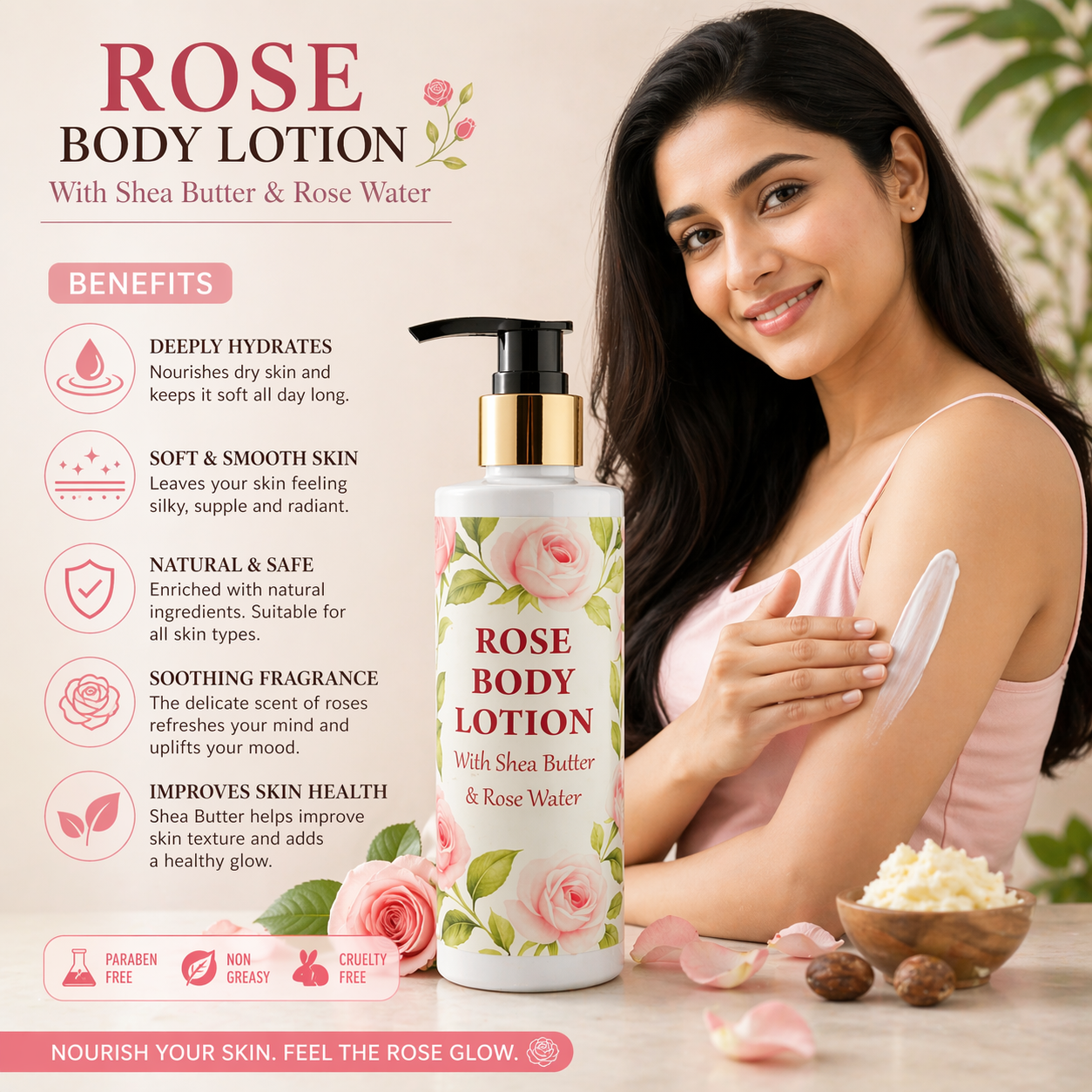 Rose Body Lotion
