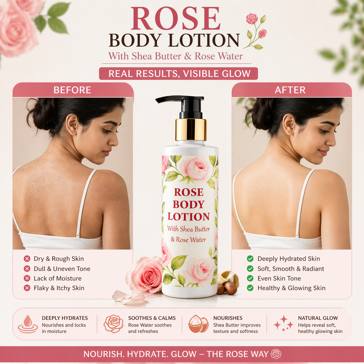 Rose Body Lotion
