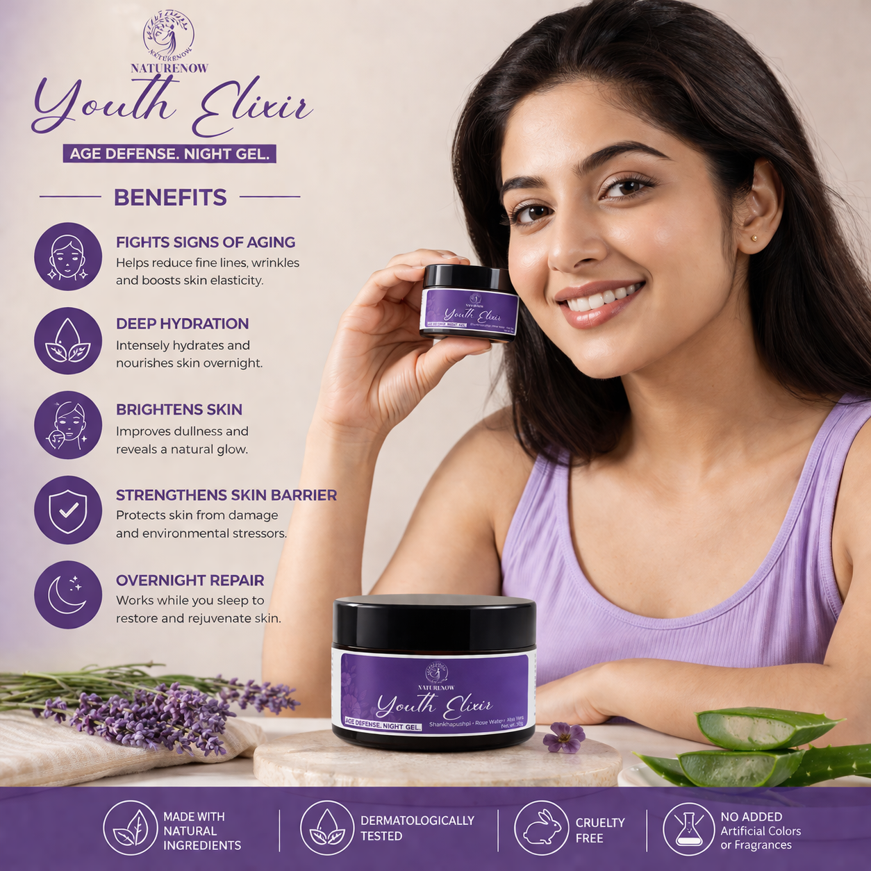 Youth Elixir Age Defense Night Gel