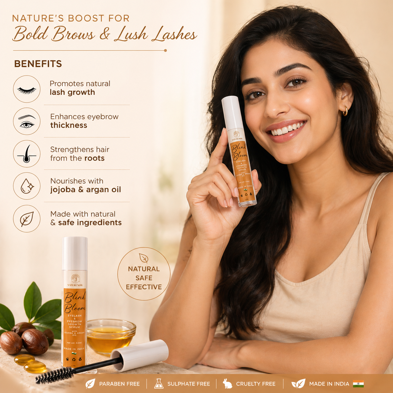 Blink Bloom Eyelash & Eyebrow Growth Serum
