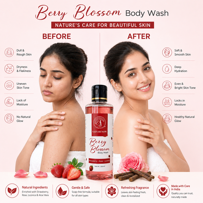Berry Blossom Body Wash (200ml)
