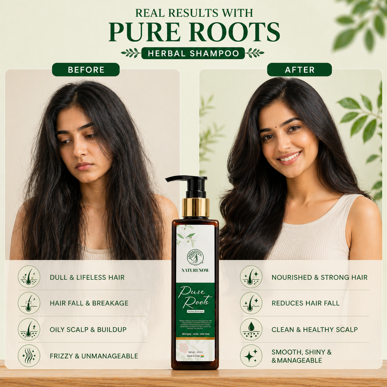 Pure Roots Herbal Shampoo