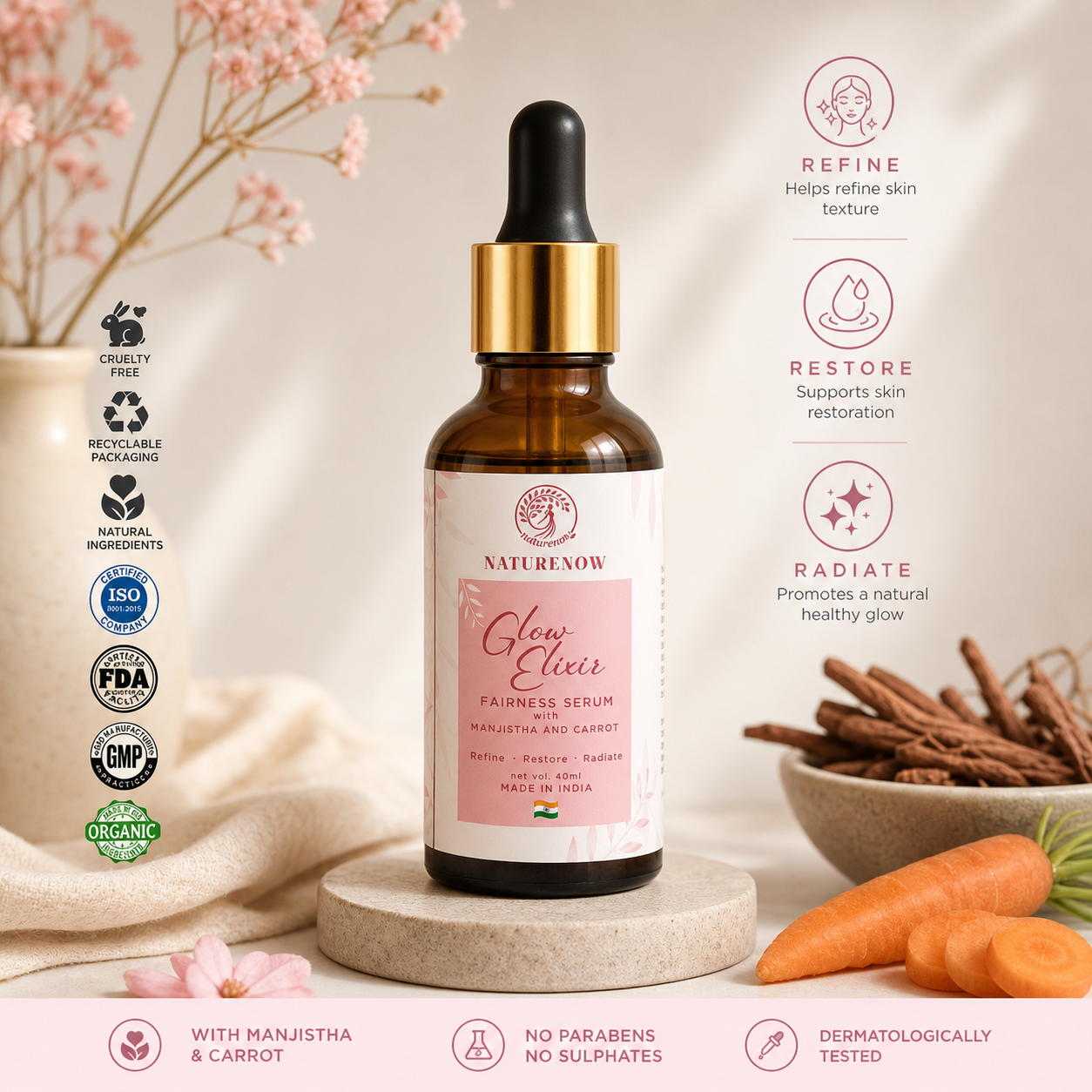Brightening & Skin Repair Serum (40ml)